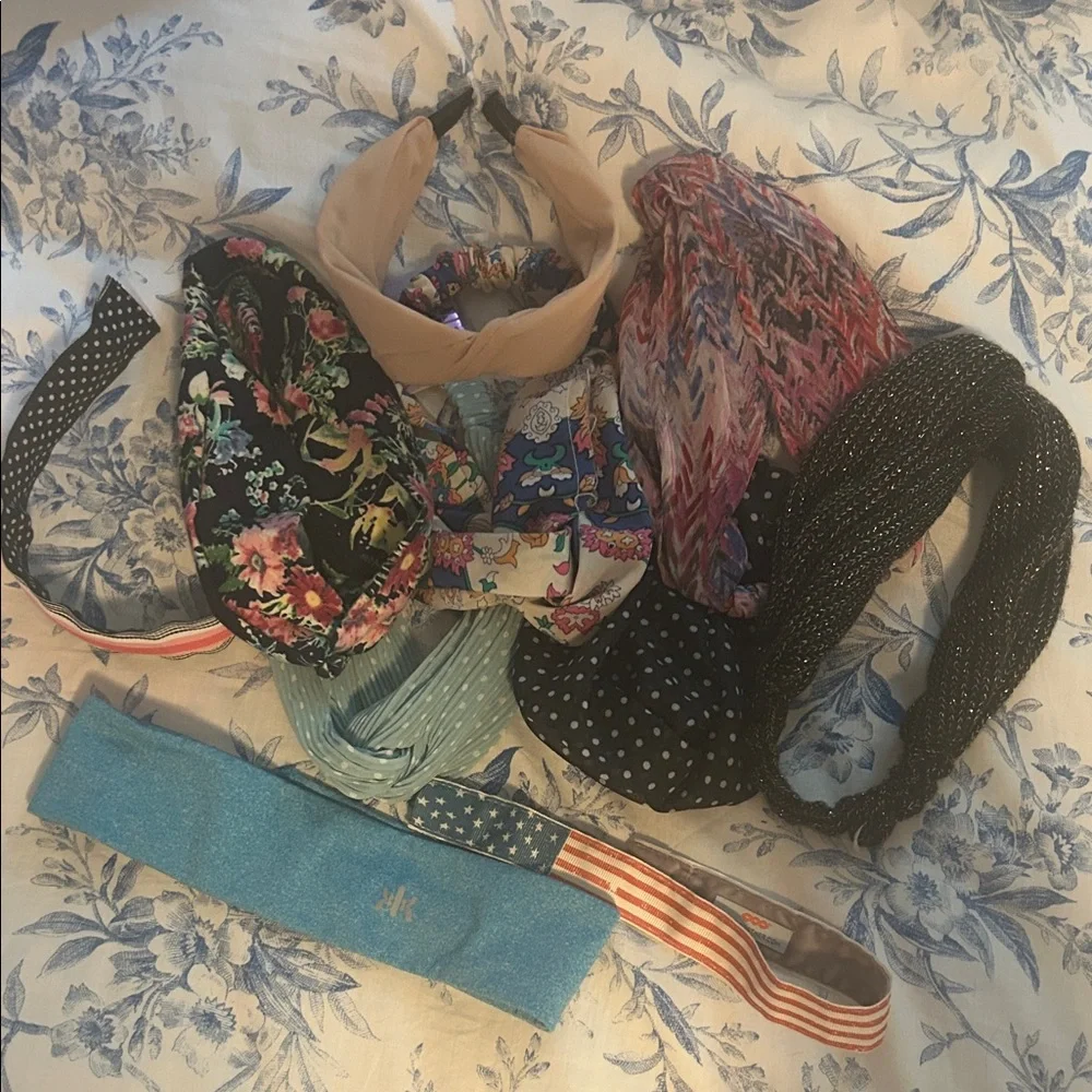 Floral and Patterned Women's Headband Set - Picture 1 of 6